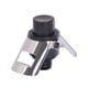 thumbnail image 2 of Inteprter Tapón de acero inoxidable para vino y champán, tapón sellador para botellas, restaurante, Hotel, cocina, tapas herméticas selladas, Barra de herramientas Negro Inteprter HA008955-03, 2 of 6