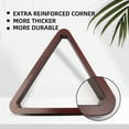 thumbnail image 5 of GSE Games & Sports Expert Deluxe Solid Wood 8-Ball Triangle Billiard Pool Ball Rack for 2-1/4" Pool Balls - Mahogany, 5 of 8