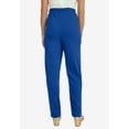 thumbnail image 3 of Jessica London Women's Plus Size Petite Soft Ease Cotton Knit Straight-Leg Pant, 3 of 6