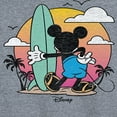 thumbnail image 3 of Disney - Mickey & Friends - Mickey Surfing After Sunset - Women's Racerback Tank Top, 3 of 5