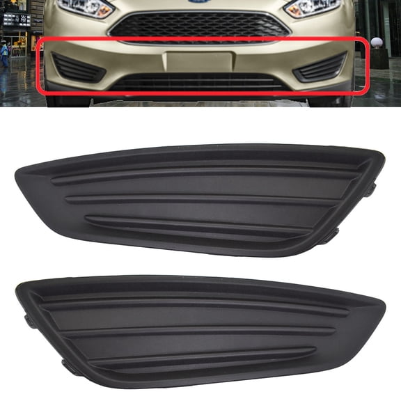 LABLT 1 Pair Fog Light Lamp Covers LH and RH for Ford Focus 2015 2016 2017 2018