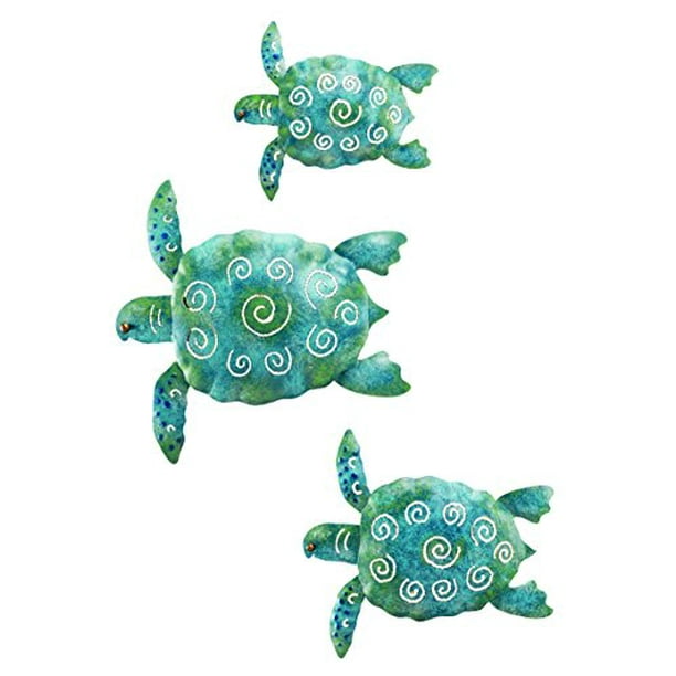 Sea Turtle Beach Ocean Summer Metal Wall Art For Indoor Outdoor Decor 3pcs Com - Sea Turtle Wall Art Metal Sea Turtle Beach Ocean Summer Metal Wall Art For Indoor Outdoor Decor 3pcs Com - Sea Turtle Wall Art Metal