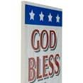 thumbnail image 4 of Northlight 35.75" God Bless America Patriotic Wooden Porch Board Sign Decoration, 4 of 5