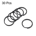 thumbnail image 2 of Unique Bargains 1.2x20mm Open Flat Split Keyring Connector Electrophoretic Paint Iron 30 Count, 2 of 6