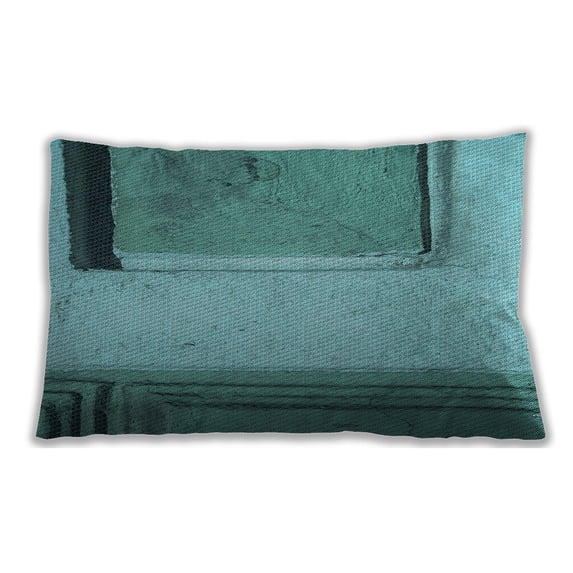 Ahgly Company Indoor Rectangular Contemporary Lumbar Throw Pillow, 13 inch by 19 inch