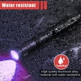 thumbnail image 4 of UV Black Light Flashlight Small Blacklight Flashlights Pen Lights for Leak, Pet Urine, Hotel Inspection, Dry Stain and Dye Detector, 5.2 Inches Long, 4 of 10