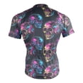 thumbnail image 4 of joogoo Neon Skull Listening Pattern Men's Cycling Jerseys Mountain Bike Short Sleeve Tops XL, 4 of 7