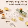 thumbnail image 4 of PP Stainless Steel Garlic Crusher Press, 6.1x1.6x2 inch, Removable Ginger Chili Mincer Tool, 4 of 8