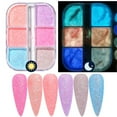 Luminous Neon Nail Powder Glow In The Dark Luminous Pigment Body Paint