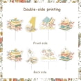 thumbnail image 5 of 24Pcs Storybook Cupcake Toppers, Storybook 1st Birthday Cupcake Picks, First Chapter Book Club Themed 1st Bday Baby Shower Decorations Supplies, 5 of 6