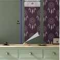 thumbnail image 5 of Ambesonne Ethnic Peel & Stick Wallpaper for Home, Dreamcatchers Vintage Plot, 13"x36", Dark Purple and Teal, 5 of 5