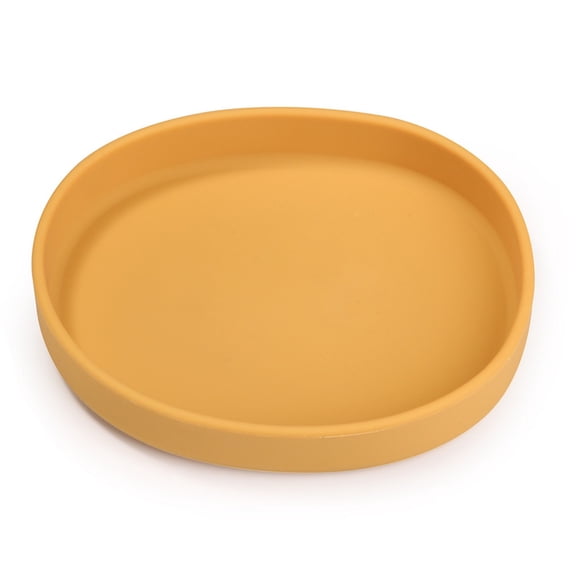 Silicone Round Dinner Plate 330ml Food Tray Bowl, Reusable Microwave Dishwasher Safe Plate For Home Camping Use Flexible Shatterproof Food Dish Durable Design Silicone Plate