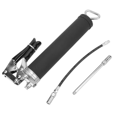 

2024 Heavy Duty Pistol Grip Grease Tool with 12in Hose 3000 to 6000PSI 14oz Load Grease Coupler Tool