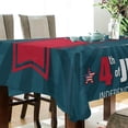 thumbnail image 3 of Coolnut Independence Day Rectangle Tablecloth Spill-Proof Polyester Table Cloth Table Cover for Kitchen Dining Picnic Holiday Party Decoration,60"x90", 3 of 7