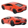 thumbnail image 2 of 5" Kinsmart Lamborghini Aventador LP700-4 Diecast Model Toy Car 1:38 Orange, 2 of 2