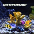 thumbnail image 5 of Unique Bargains Aquarium Coral Reef Decor Artificial Coral Reef Decor for Goldfish Fish Tank 4.72"x2.76"x3.74" Orange, 5 of 6