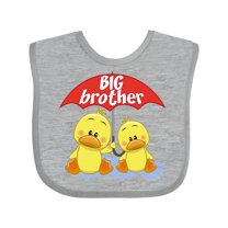 Inktastic Big Brother Duck Boys Baby Bib