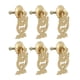 thumbnail image 3 of 10 juegos de manijas de cajón antiguas gruesas, tiradores de cajón de bronce y latón con mango antiguo de pequeño dragón doble para puertas de gabinete, 3 of 5