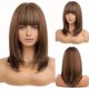 thumbnail image 1 of Peluca europea y americana para damas, cabello corto rubio, fibra química, estilo africano, tocado, 1 of 5