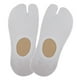 thumbnail image 4 of Calcetines blesiya Tabi Hombre Mujer Blanco Algodón Suave Transpirable Corta 1 Par 2 Ojales, 4 of 10
