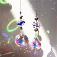 thumbnail image 5 of Sun Catcher con cristales, cristales colgantes prismáticos para ventanas de jardín, decoración de habitaciones para niños de regalo, 5 of 5