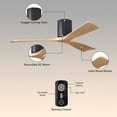 thumbnail image 5 of Matthews Fans - Irene-3H 3-Blade 42 Inch Flush Mount Ceiling Fan In Contemporary, 5 of 6