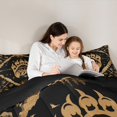 thumbnail image 4 of Feelyou Teens Bear Print Bedding Comforter Set 7 Pieces, Rustic Farmhouse Full Bedding Set, Jungle Animal Wildlife Reversible Fitted Sheet Flat Sheet, Super Cozy Room Decor, 4 of 7