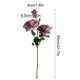 thumbnail image 2 of Simulated Flower French Charcoal Rose Fake Flower Rose Vintage Ornament Living Room Dining Table Bouquet Decoration Flower Arrangement, 2 of 9