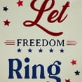thumbnail image 5 of Northlight Let Freedom Ring Americana Metal Wall Sign - 11.75", 5 of 7