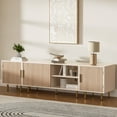 thumbnail image 5 of Modern Entertainment Center For Up To 80"TV, TV Stand With Storage Cabinet For Living Room, Bedroom, Oak, 5 of 7