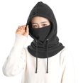 thumbnail image 4 of Comfortable Winter Scarf Ladies Integrated Hat Thick Warm Soft Fabric Windproof Quick-drying Cozy Elastic Ear Neck Head Protection, 4 of 8