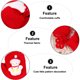 thumbnail image 4 of Guantes rojos de Navidad para niños, guantes de punto cálidos y gruesos de lana para otoño e invierno, para niños y niñas, 4 of 6
