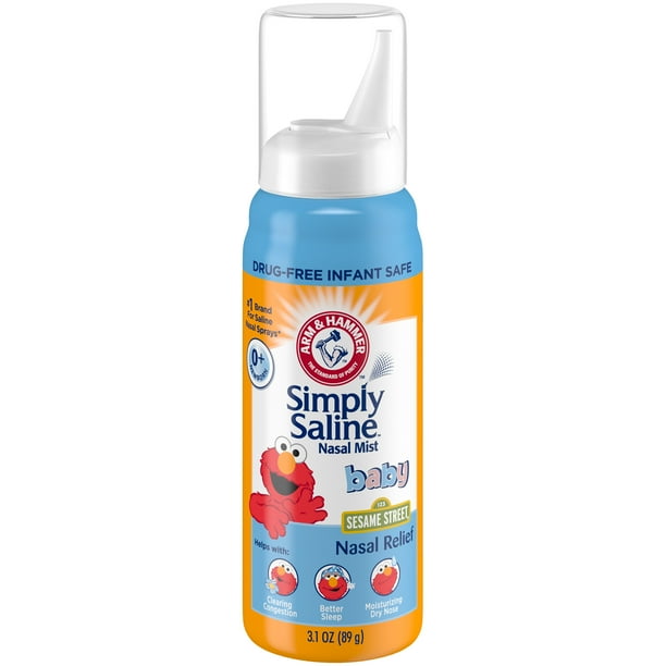 Arm & Hammer Simply Saline Baby Nasal Relief, 3.1 OZ