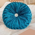 thumbnail image 4 of Kadlawus Under $5 ! Round Velvet Wheel Pillow Bedside Sofa Cushion Window Futon Decorative Throw Soft Plush Accent Comfort Living Room Bedroom Decor, 4 of 6