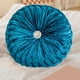 thumbnail image 4 of Sofa Vama Ropa de Cama Cojín redondo de terciopelo con forma de flor de hielo y rueda para sofá, mesita de noche, ventana, futón, calabaza for Navideño, 4 of 4