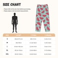 thumbnail image 2 of Cauagu Watermelon Pajama Pants for Women Loose Fit Wide Leg Trouser Pants Casual Elastic Waist Drawstring Lounge Pants, 2 of 6