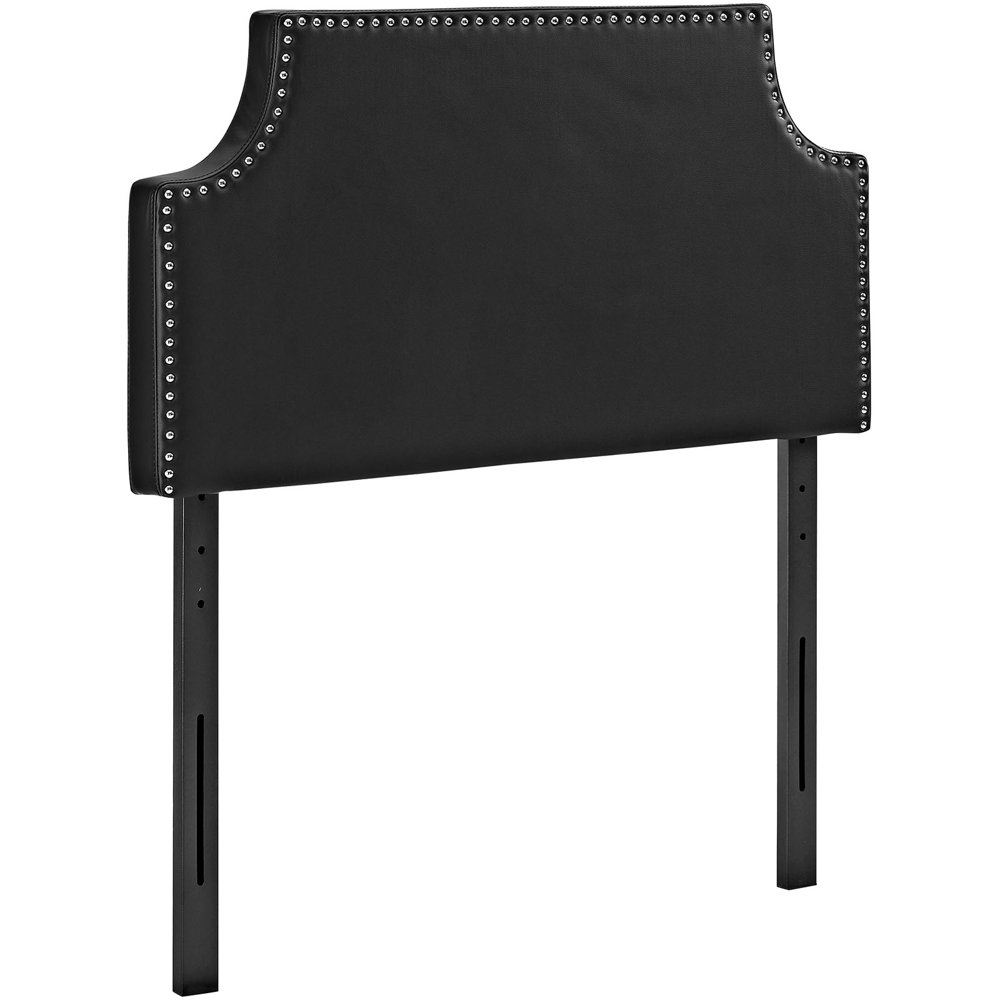 Modern Contemporary Urban Design Bedroom Twin Size Headboard, Black