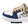 thumbnail image 2 of Zapatillas de deporte Zapatos casuales para hombre Cómodo cuero de PU Plano para otoño (40) Azul Wdftyju Tenis De Mujer Tenis De Hombre, 2 of 8