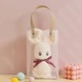 thumbnail image 3 of C Little Handheld Gift Childrens Towel Coral Fleece Foldable Rabbit Shape With Pvc Gift Bag Unfolded Size 13.78 X 29.53 Inches Cotton Beige, 3 of 3