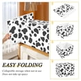 thumbnail image 2 of Yayeee Collapsible Cube Storage Bin with Lid Fabric Closet Decorative Basket with Handles, Cow Spots, 2 of 7