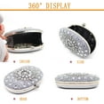 thumbnail image 2 of Rhinestone Evening Clutch Bag for Women Bridal Diamonds Clutch Purses Wedding Purse Prom Cocktail Party Handbags, 2 of 8