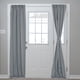 thumbnail image 1 of Cortinas de puerta opacas, cortina de ventana lateral para privacidad, cortina de puerta con bolsillo para varilla, gris oscuro, 25" x 72", 1 panel, 1 of 7
