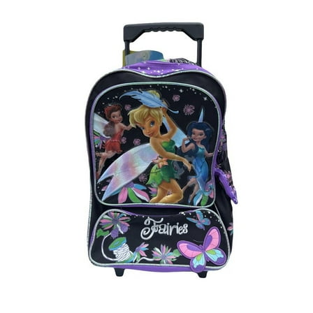Disney Tinker Bell Rolling Backpack w luggage wheels