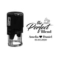 thumbnail image 1 of Printtoo Personalized&nbsp;Black Self Inking Wedding Favor The Perfect Blend Heavy Duty Stamp Custom&nbsp;Rubber&nbsp;Stamper-40 mm, 1 of 6
