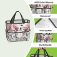 thumbnail image 4 of Garden Tool Bag,Pioneer Flower Floral Print Pattern Garden Tool Organizer,Garden Gifts,Waterproof Multi-Pocket Garden Tool Storage 11.8x5.5x11.4 Inch(Tools NOT Included), 4 of 6