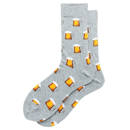 

Men And Women Adult Geometric Personality Socks Street Socks Astronaut Socks Fun Socks for Women Gray