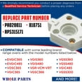 thumbnail image 3 of Whole Parts Gas Range Spark Ignition Switch Part# PA020011 - Replacement and Compatible with Some Viking Ranges or Ovens, 3 of 7