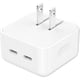 thumbnail image 1 of Cargador Rápido Innotech para iPhone 14/13/12 Adaptador de Corriente Compacto con Puerto USB-C Dual Plegable 35 W, 1 of 7