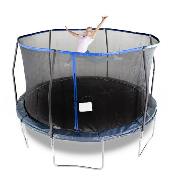Bounce Pro 14 Foot Trampoline With Enclosure Midnight Blue Box 2 Of 2 Walmart Com Walmart Com