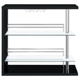 thumbnail image 6 of Prescott Rectangular Home Wine Table Black High Gloss, 6 of 9